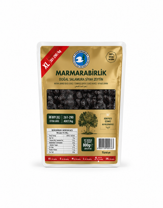 Marmarabirlik XL Natural Black olives