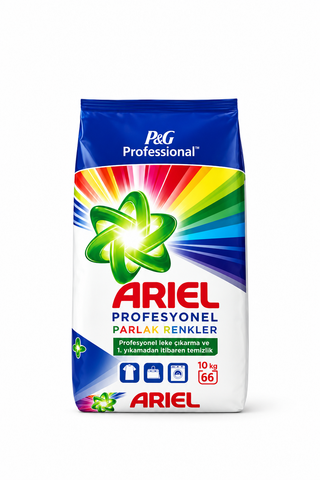 Ariel Professional Bright Colours Laundry Powder 10kg – 66 Washes