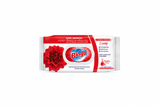 Bingo 96 Piece Surface Cleaning Wet Wipes Lovely