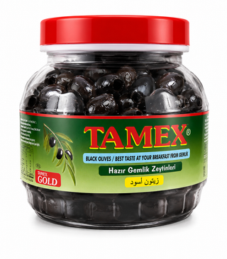 Tamex Black Olives 900g - Hazir Gemlik Zeytin