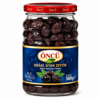 Oncu Black Oily Olives (261–320) 500g