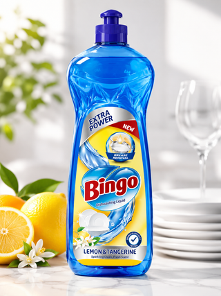 Bingo Dishwashing Liquid – Lemon & Tangerine 400ml