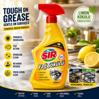Sir Powerful Grease Remover Spray – 750ml