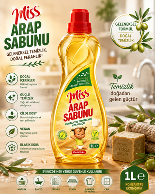 Miss Liquid Soft Soap (Arap Sabunu) – 1L