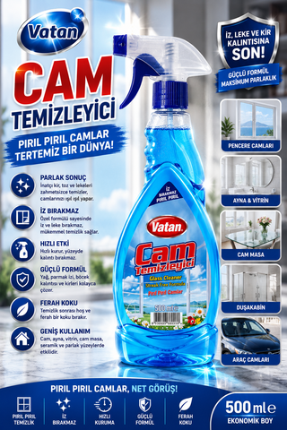 Vatan Classic Glass Cleaner Spray – 500ml