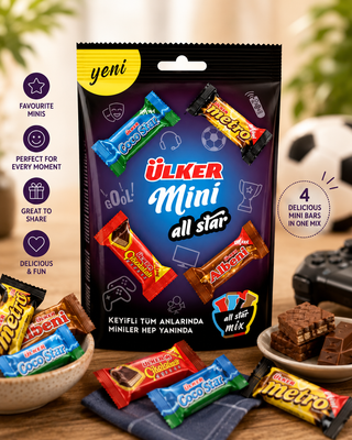 Ülker Mini All Star Chocolate Assortment 90g