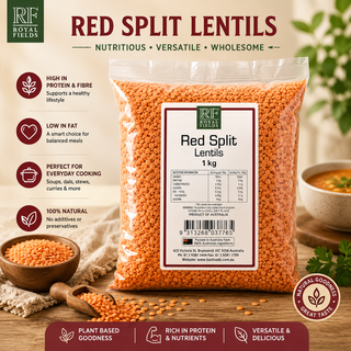 Royal Fields Split Red Lentils 1kg