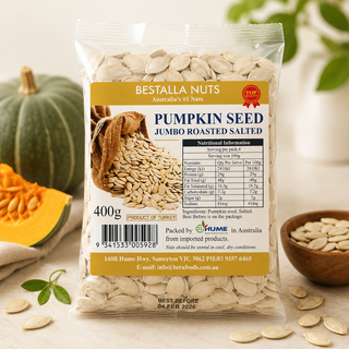 Bestalla Jumbo Roasted Salted Pumpkin Seeds (Kabak Çekirdeği)