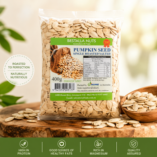 Bestalla Single Roasted Salted Turkish Pumpkin Seeds (Kabak Çekirdeği)