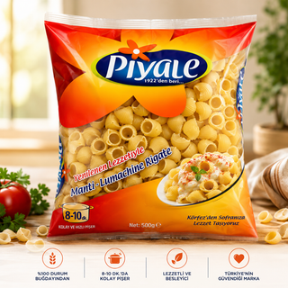 Piyale Lumachine Rigate (Mantı Makarna) 500g