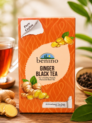 Benino Ginger Black Tea 40g (Zencefilli Siyah Çay)