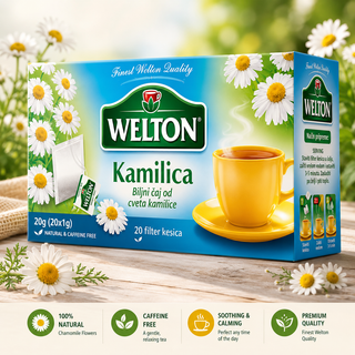 Welton Chamomile Tea 20g (Papatya Çayı)