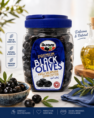 İkram Good Turkish Black Olives (Siyah Zeytin)