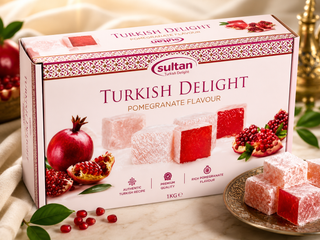 Sultan Pomegranate Flavour Turkish Delight 1kg