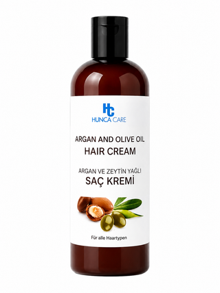 Hunca Care Argan and Olive Oil Hair Cream 400ml