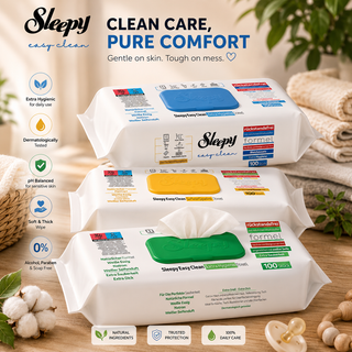 Sleepy Surface Easy Clean Wipes 100pcs