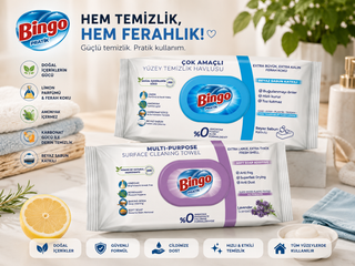 Bingo Surface Cleaning Wet Wipes – 96 Pieces