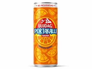 Uludag Efsane Orange Gazoz 330ml Can