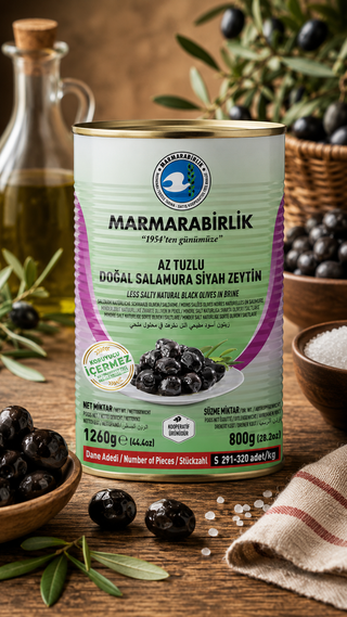 Marmarabirlik Natural Black Olives