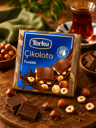 Torku Hazelnut choc (Findikli cikolata)