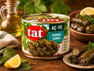Tat stuffed vine leaves (yaprak sarma)