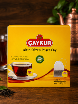 Çaykur Altın Süzen Poşet Çay 100 Bags