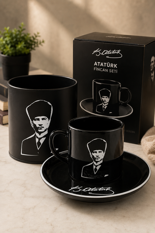 Atatürk Turkish Coffee Cup Gift set of 2