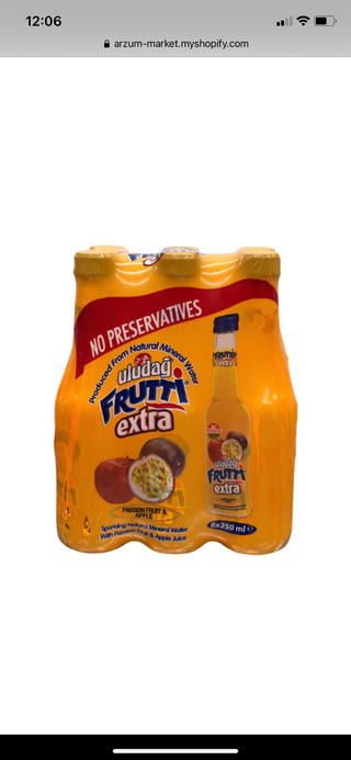 Uludag Frutti Extra Passionfruit Soda freeshipping - Arzum Market