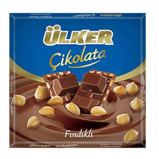 Ülker Findikli Cikolata-Hazelnut Chocolate 60G
